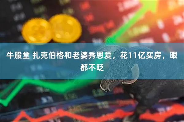 牛股堂 扎克伯格和老婆秀恩爱，花11亿买房，眼都不眨